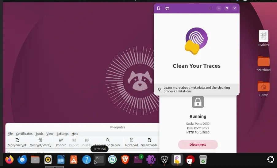 Linux system visual for open-source infrastructure